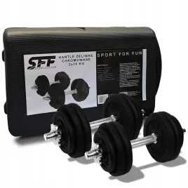hantle-zeliwne-2x10kg-walizka-zestaw-regulowany-zeliwny-20kg-gryf