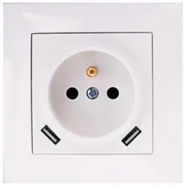 wesa-lc-13a-kontakt-gniazdo-pojedyncze-z-uziemieniem-2xusb
