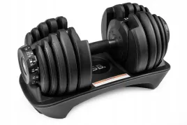 hantla-regulowana-24kg-z-podstawa-hantle-odwaznik-hantel-gumowany