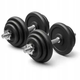 hantle-zeliwne-2x20-kg-gryf-talerze-zestaw-40kg