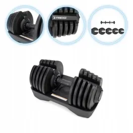 hantel-regulowany-ciezar-do-cwiczen-xtrexo-stalowe-ciezarki-40kg