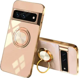etui-do-google-pixel-7-pro-pudrowy-roz-silikonowe-plecki-z-ringiem