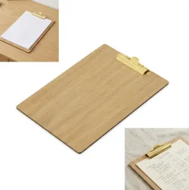 clipboard-drewniany-debowa-podkladka-a4-ze-zlotym-klipsem