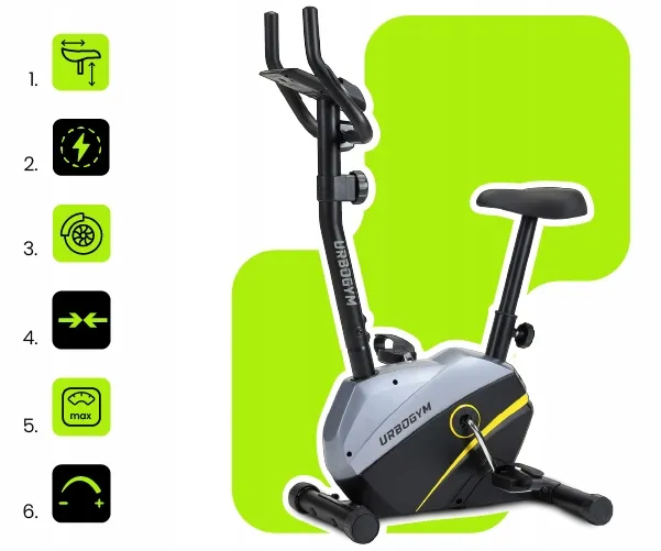 rower-stacjonarny-treningowy-urbogym-oxygen-yellow-stan-opakowania-oryginalne