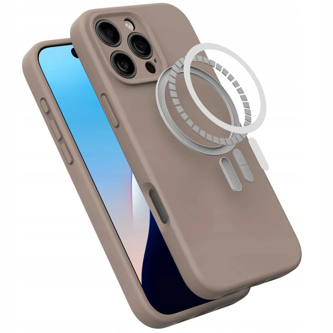 spacecase-silicone-mag-iphone-16-pro-max-brown