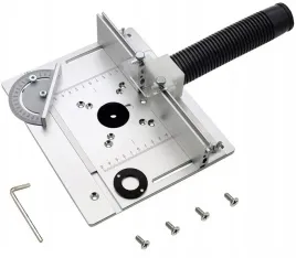 aluminiowa-plyta-do-stolu-frezarki-z-prowadnica-ukosna-i-plotem