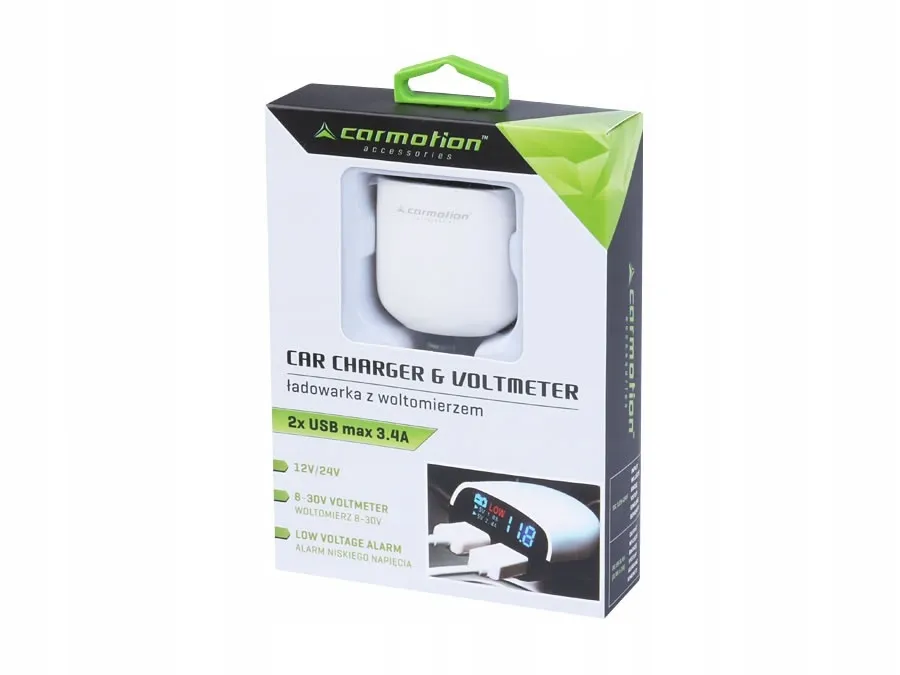 ladowarka-samochodowa-2xusb-max-3400ma-voltomierz-stan-nowy
