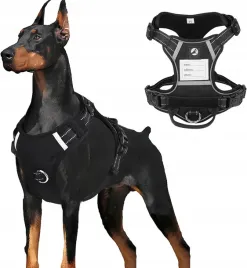 uprzaz-szelki-dla-psa-czarne-z-adresowka-z-uchwytem-czarny-rozmiar-l