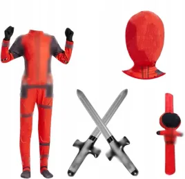 przebranie-dzieciece-kostium-spider-mana-maska-miecze-opaska-rozm-120cm