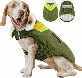 kurtka-zimowa-plaszcz-ubranko-dla-psa-cieple-kolor-zielony-rozmiar-3xl
