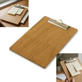 clipboard-drewniany-debowa-podkladka-a5-ze-srebrnym-klipsem