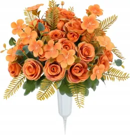 sztuczne-kwiaty-bukiet-kolor-pomaranczowy-4-galazki-30cm