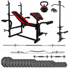 silownia-sapphire-123kg-zestaw-kulturystyczny-lawka-gryfy-obciazenia