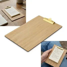 clipboard-drewniany-debowa-podkladka-a5-ze-zlotym-klipsem