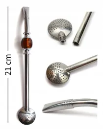 bombilla-bola-marron-brown-ze-szczoteczka