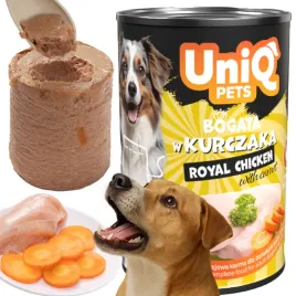 mokra-karma-dla-psa-pasztet-uniq-royal-375-g-kurczak