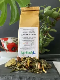herbata-zielona-sencha-mango-flavo-100-g