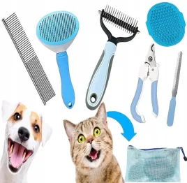 zestaw-do-kompleksowej-pielegnacji-psa-kota-6w1-szczotka-grzebien