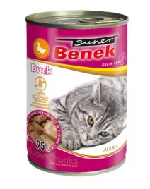 super-benek-kot-bezzbozowe-kaski-z-kaczka-w-sosie-415g