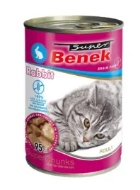 super-benek-kot-bezzbozowe-kaski-z-krolikiem-w-sosie-415g