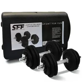 hantle-zeliwne-walizka-2x15-kg-zeliwo-obciazenie-zeliwne-30kg-talerz
