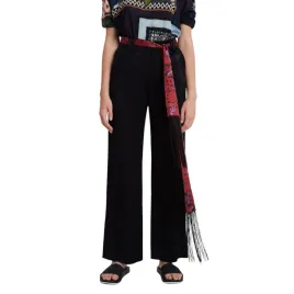 spodnie-damskie-desigual-terry-czarne-eleganckie