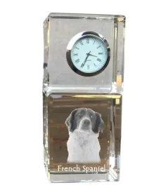 spaniel-francuski-french-spaniel-krysztalowy-zegarek-ze-zdjeciem-zdjeci