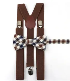 szelki-meskie-brazowe-i-mucha-meska-brazowa-kratka