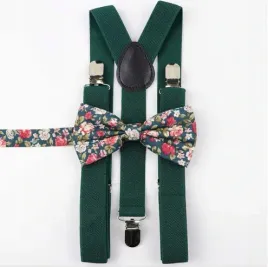 szelki-meskie-i-mucha-meska-zielona-w-kwiaty