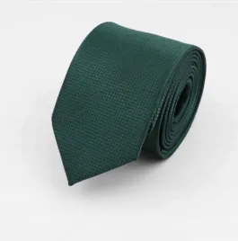 elegancki-krawat-waski-ciemna-butelkowa-zielen