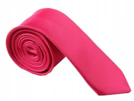 krawat-gladki-zakard-fuksja