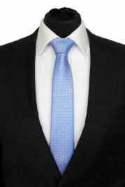 waski-meski-krawat-slim-6-cm-blekitny-w-kropki