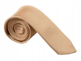 krawat-gladki-zakard-zloty