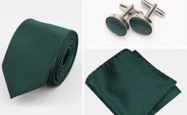 krawat-meski-butelkowa-zielen-poszetka-spinki