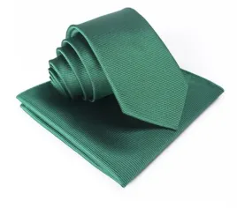 krawat-meski-zielony-butelkowa-zielen-gladki-poszetka-butelkowa