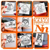 naklejka-na-samochod-pies-dalmatynczyk-paws-on-board-stan-nowy-stan-opakowania-oryginalne