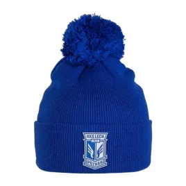 czapka-zimowa-lech-poznan-z-niebieskim-pomponem