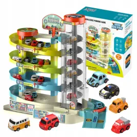 parking-samochodowy-z-winda-elektryczna-garaz-4-pietrowy-tor-zjazdowy-autka