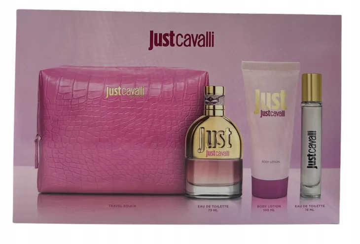 roberto cavalli just cavalli her woda toaletowa 75 ml   zestaw  