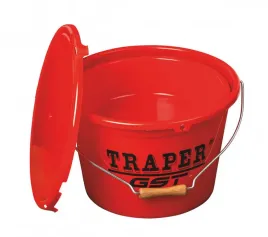 wiadro-traper-13l-z-miska-i-pokrywa-czerwone