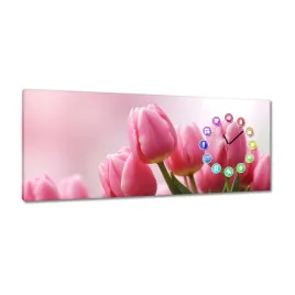 zegary-100x40-rozowe-tulipany