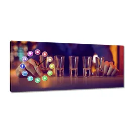 zegary-100x40-barman-rzad-kieliszkow