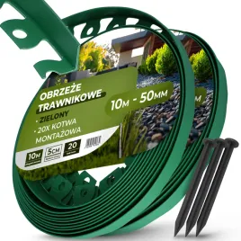 obrzeze-trawnikowe-20-m-50mm-40x-kotwy-szpilki-kolki-mocowania-zielony