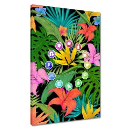 zegary-40x60-liscie-monstery-listki
