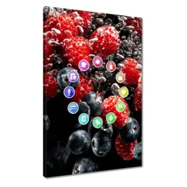 zegary-40x60-borowki-i-maliny-woda