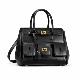 torebka-damska-czarny-kuferek-zlote-klamry-skorzana-elegancka-do-reki