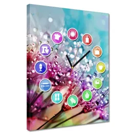 zegary-30x40-krople-rosy-dmuchawiec