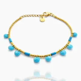 bransoletka-skyline-zlota-niebieskie-korale-stal-chirurgiczna-316l-prezent