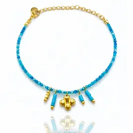 bransoletka-azure-motion-niebieska-zlota-fasetowana-szklo-stal-316l-prezent