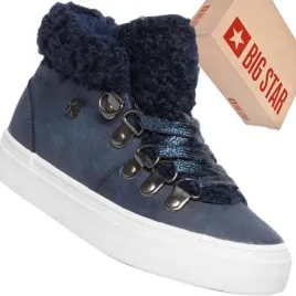 big-star-ee374018-dzieciece-buty-zimowe-ocieplane-wysokie-trampki-granat